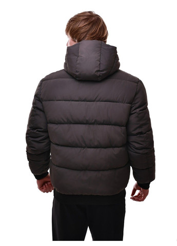 Серая куртка зимняя мужская No Brand