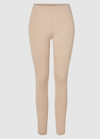 Бежевые демисезонные леггинсы из органического хлопка Esmara