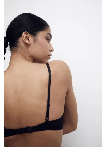 Чёрный бюстгальтер из push-up H&M