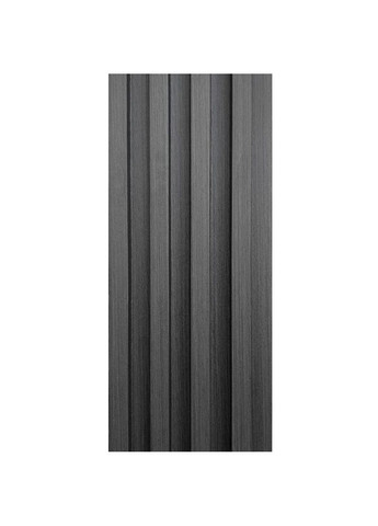 Декоративная стеновая рейка графит 3000*160*23мм (D) 3DPanda-1529 Sticker Wall (323155016)