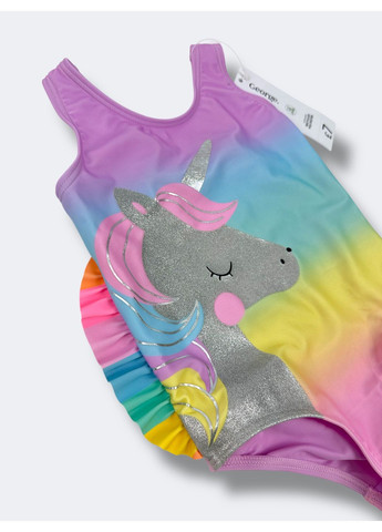 Комбинированный демисезонный купальник rainbow, размер George 6273~01