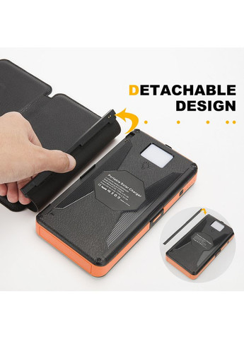 УМБ VHG Solar Power Bank DN38 20000 mAh 4 panel Orange Samsung (366664682)