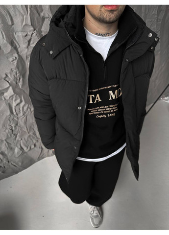 Черный зимний Пуховик Vakko