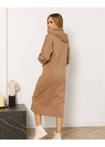 Бежева повсякденний сукня 12974 xxl бежевий ISSA PLUS