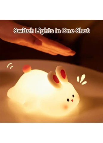 Ночник силиконовый Милый Кролик Rabbit Lamp No Brand (362453026)