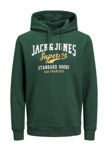 Худи JACK&JONES logo sweat hood 2 col 12210824 (282842873)