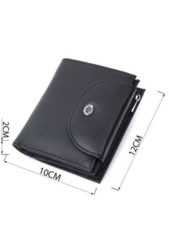 Женский кошелек с монетницей из натуральной кожи 22711 Черный st leather (306881762)