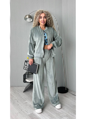 Костюм ZARA з велюру на трикотажній основі | Заміри в описі Vione (367075614)