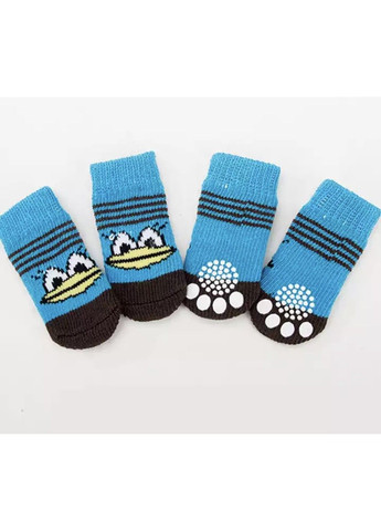 Носки для собак с нескользящими накладками "Blue Dack" Size М Xtep (320953243)