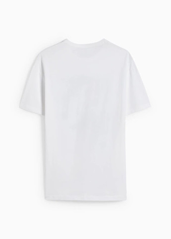Белая футболка с принтом star wars C&A