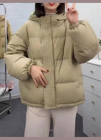 Бежевий Пуховик No Brand