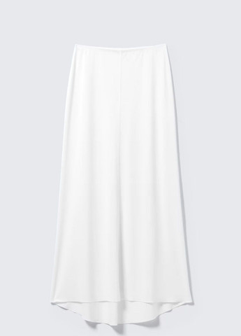 Белая кэжуал однотонная юбка H&M