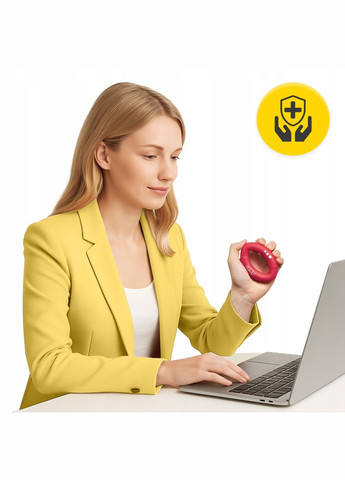 Эспандер кистевой силиконовый Hard 22 кг Red () 4FIZJO P-5907739313751 (340459240)