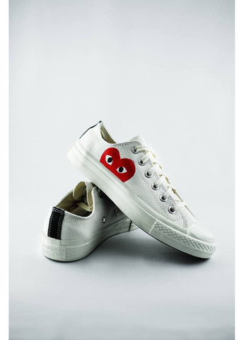 Комбіновані Осінні кеди чоловічі converse x comme des garcons play конверс No Brand