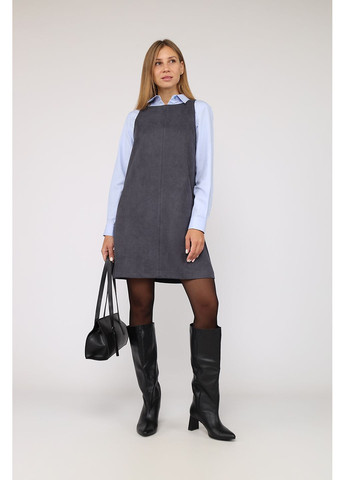 Темно-серое платье-футляр женское цвет темно-серый cb-00282906 Yuki