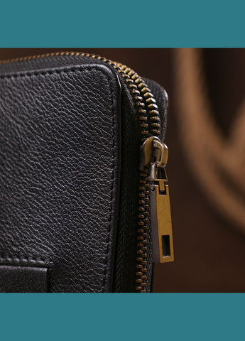 Клатч мужской кожаный 19123 Черный Shvigel (302007555)