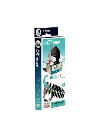 Пазл (XEG-089) Eugy 3D Зоопарк Кошеня чорно-біле (366070010)