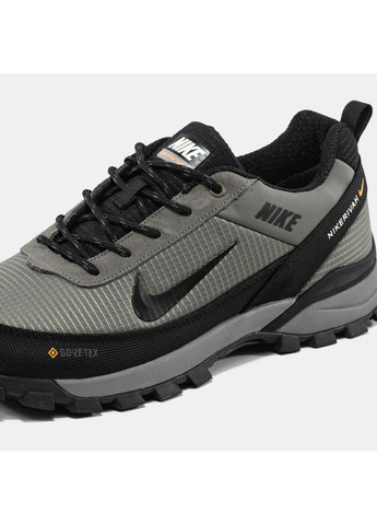 Оливковые (хаки) демисезонные кроссовки мужские nike rivah gore-tex khaki black | найк ривах хаки No Brand