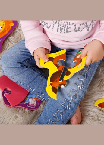 Дитячі бебі пазли "Ферма" VT1106 87 картинки 4 шт Vladi toys (364124973)