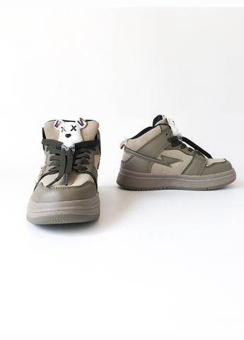 Хаки демисезонные ботинки 26 г 17 см хаки артикул д109 Bessky