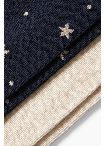 Набір дитячих бавовняних колготок 2 шт для дівчинки Комбіновані (25101859) C&A (365777213)