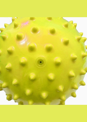 Мяч массажный d 18 см желтый надувной D18 (150Гр)-Ж ( ) SNS (323158280)