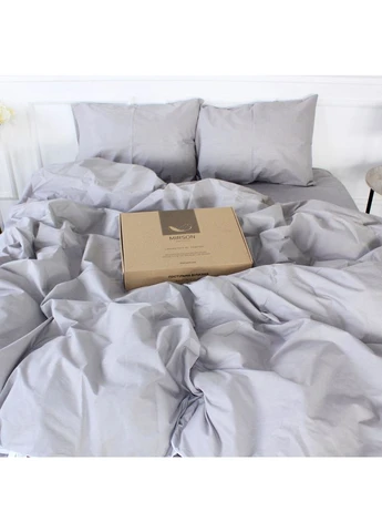 Постільна білизна (ek37217) Mirson Ranforce Elite 16-5703 Light Gray 110х140 (392389290)