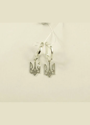 Серьги с трезубцем 9159 Maxi Silver (337133671)