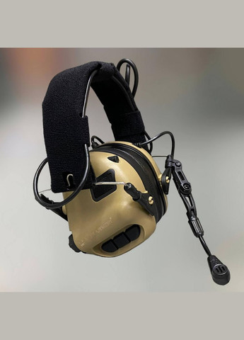 Навушники тактичні M32 Mod3, активні, зі знімним мікрофоном і гарнітурою, активні навушники військові Earmor (362601972)