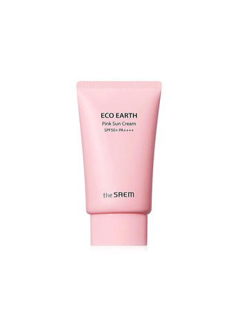 The Saem Сонцезахисний крем із каламіном Sun Eco Earth Pink Sun Cream SPF50 PA 50ml — Крем, Південна Корея (358500560)
