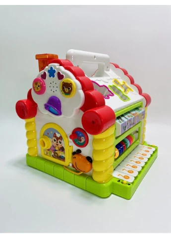 Музичний будиночок 16180 (18) "WToys", підсвічування, звуки, 8 пісень, сортер, рахунки, в коробці No Brand (316472555)