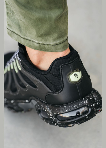 Чорні Осінні кросівки чоловічі nike air max tn plus terrascape black | найк аір макс тн плюс чорні No Brand