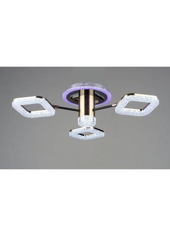 Люстра світлодіодна акрил B YH0310/3 BK+GD Sirius (336934772)