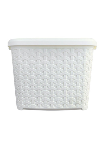 Кошик з кришкою 2,5 літрів молочний К6-010 (Diomedea) 140*205*190 мм Альбатрос (345734120)
