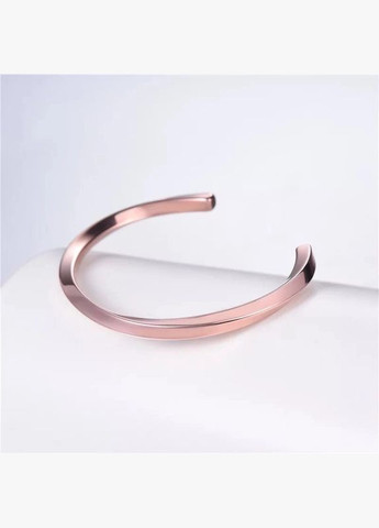 Браслет из стали цвета розовое золото классический (17003) Hemst (301071305)