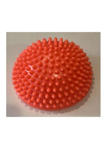 Массажная полусфера балансировочная киндербол 16 см оранжевая No Brand (350313394)