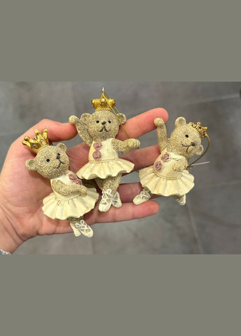 Декоративна підвіска Ведмедик-балерина 5.5*9.5см No Brand (303262859)