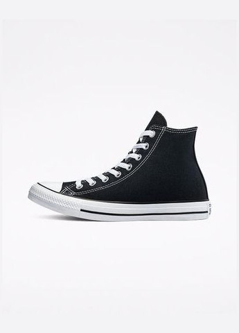 Чорні кеди chuck taylor all-star hi black No Brand