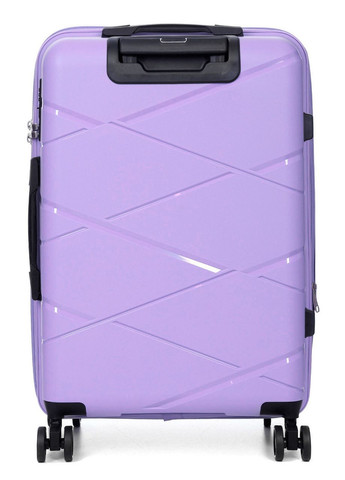 Чемодан средний М полипропилен сирень 65х44х28+5/77л/3.4кг/ 289 WORLDLINE (324802395)