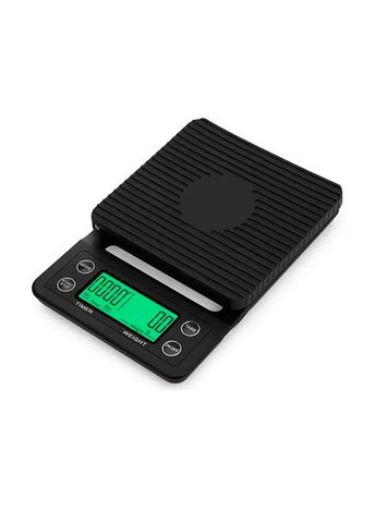 Весы с таймером для кофе Yieriy электронные для бариста с резиновым ковриком / весы настольные для кофейни, дома, ресторанов Grand (371633126)