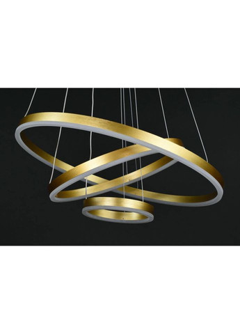 Люстра светодиодная подвесная LED светильник для квартиры на потолок лэд 27776 Золото 25-180х60х60 см. Sunnysky (324395912)