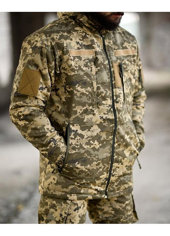 Тактичний чоловічий зимовий костюм Omni-heat піксель No Brand