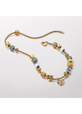 Бусы Пандора "Блестящие листья монстеры" 763349C01 Kabluchka (355347427)