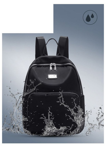 Жіночий чорний рюкзак з USB КиП (272151487)