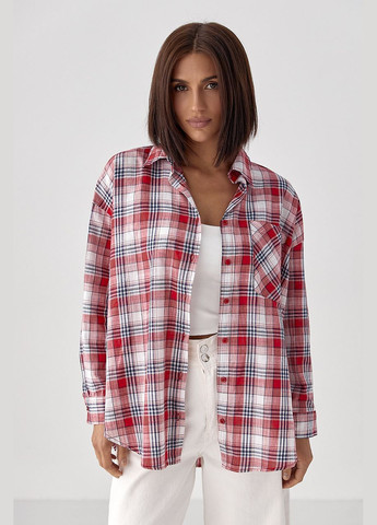 Жіноча картата сорочка на гудзиках Lurex (334451610)