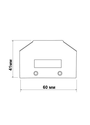Заглушка DTC-E чорна (комплект 2шт) Violux (365651392)