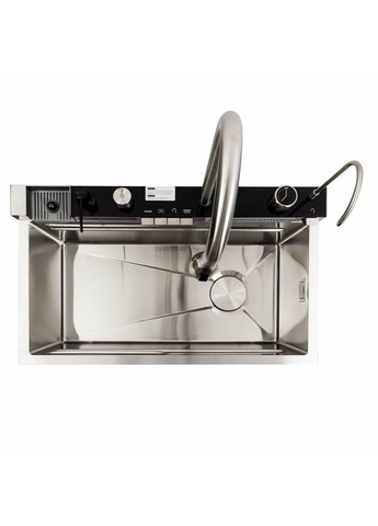 Кухонная мойка 75*45М сатин Handmade "Водопад" Platinum (336938404)