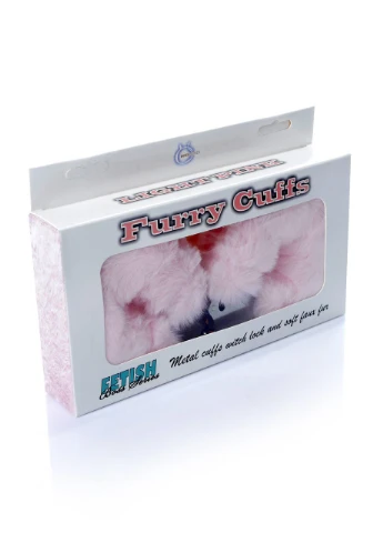 Наручники - Fetish Furry Cuffs Light Pink Boss Series (383107231)