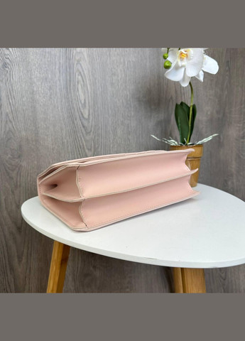 Якісна жіноча міні сумочка на ланцюжку YSL 160, Пудровий No Brand (334731071)