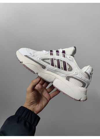 КРОСІВКИ ЖІНОЧІ ADIDAS OZMILLEN BEIGE / VIOLET АДІДАС ОЗМІЛЛЕН No Brand білі демісезони (368883986)